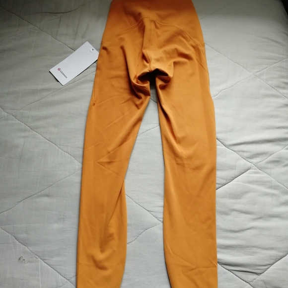 LULULEMON Instill High-Rise Tight 25" Autumn Orange Size 0 NWT - Picture 7 of 9